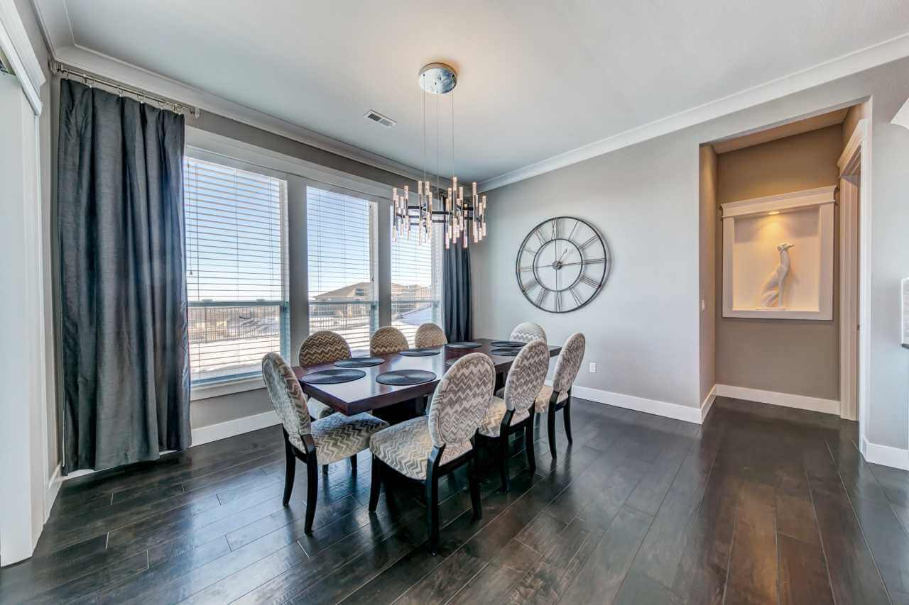 luxury dining area Prodigy Homes